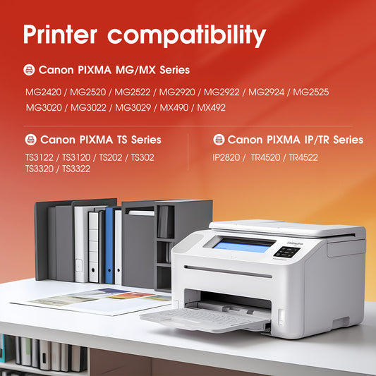 245XL Ink Cartridges for Canon Ink 245 and 246 PG-245XL CL-246XL 243 244 XL PG-243 CL-244 for Canon Pixma MG2522 TS3122 MX492 MX490 MG3022 MG2922 MG2520 Printer(1 Black, 1 Tri-Color)