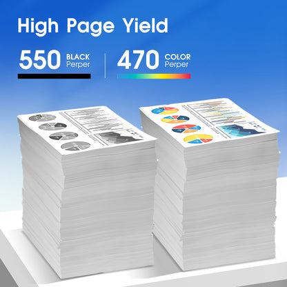 202 XL Ink Cartridge for Epson 202 202XL T202 Ink Cartridgefor Workforce WF-2860 Expression Home XP-5100 All-in-one Printer(5-Pack)