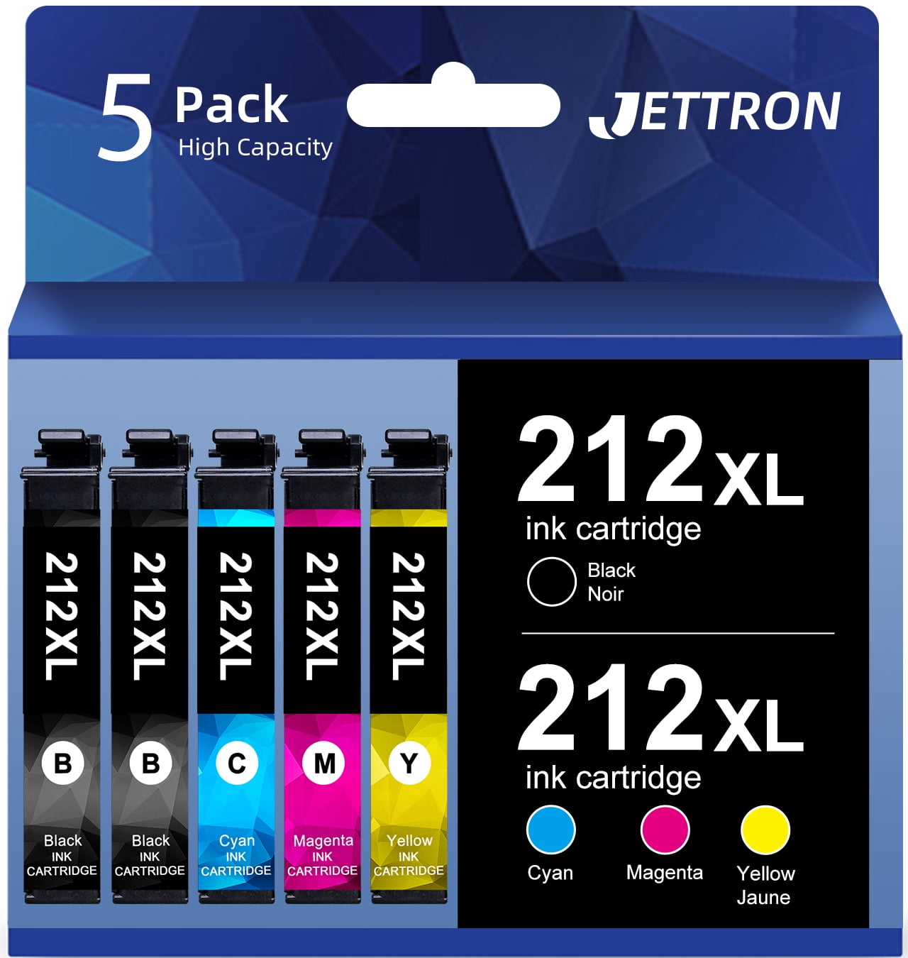 212XL Ink Cartridges for Epson 212 ink for Epson 212XL Ink Cartridges for Epson Printer for Epson Expression XP 4105 XP 4100 Workforce wf 2830 wf 2850 Printer(4 pack)
