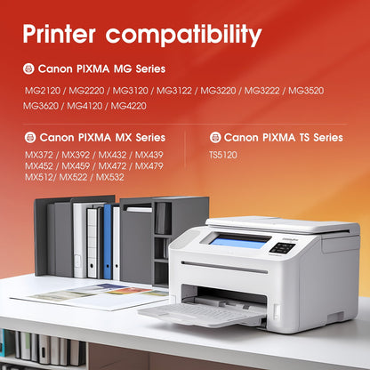 240XL Ink Cartridges for Canon Ink 240 and 241 PG-240XL CL-241XL for Canon Pixma MG3620 MG3520 MG3220 MG2220 MX472 MX452 MX512(1 Black, 1 Tri-Color)