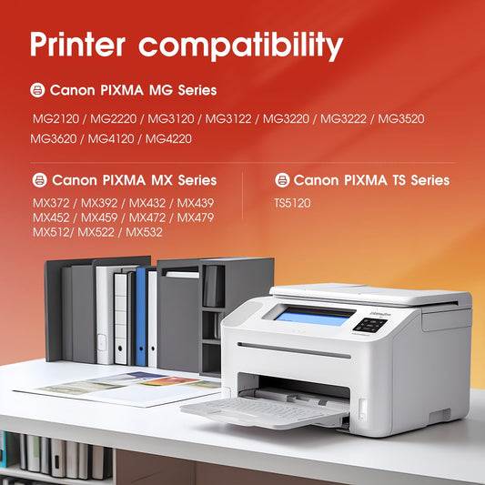 240XL Ink Cartridges for Canon Ink 240 and 241 PG-240XL CL-241XL for Canon Pixma MG3620 MG3520 MG3220 MG2220 MX472 MX452 MX512(1 Black, 1 Tri-Color)