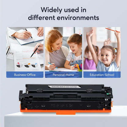 054H Toner Cartridge for Canon 054 CRG-054 054H Toner Cartridge for Canon imageCLASS MF644Cdw MF643Cdw MF642Cdw MF640C LBP620 Toner Printer (4 Pack)