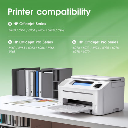 902XL Ink Cartridges Compatible for HP 902 Ink Cartridges High Yield Combo Pack (4-Pack)