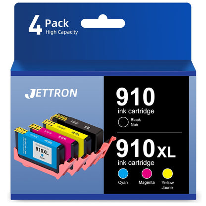 910XL Ink Cartridges for HP 910 910XL Ink Cartridge for HP OfficeJet Pro 8025 8020 8028 HP OfficeJet 8010 8015 8018 8022( Black,Cyan,Magenta,Yellow)